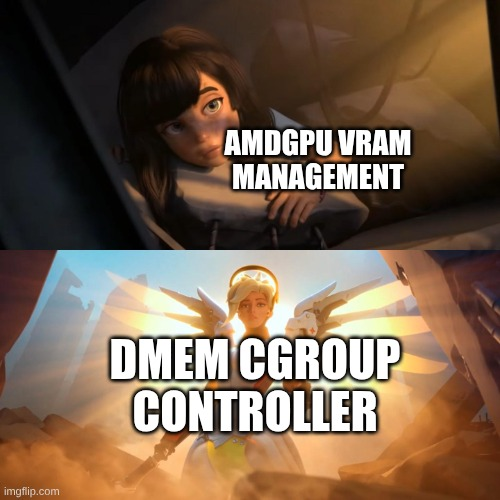 dmem cgroup controller rescuing amdgpu vram management.
